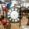 Huge town hall clock