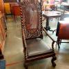 Cane back Throne