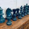 Large ceramic chess pieces